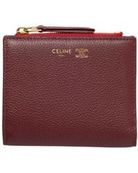Celine - Compact Wallet Triomphe Stamp - Lyst