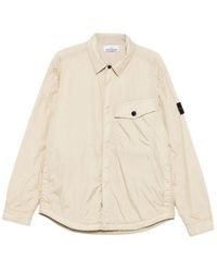 Stone Island - Compass Patch Zip-Up Jacket - Lyst