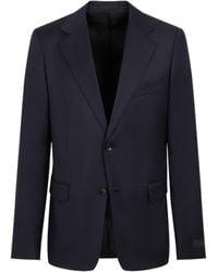 Lanvin - Single Breasted Tailored Blazer - Lyst