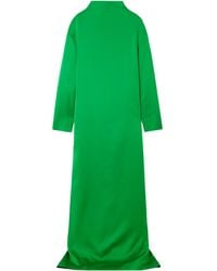 Tom Ford - Shiny Crepe Mock Neck Column Evening Dress - Lyst