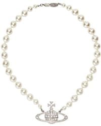 Vivienne Westwood - Pearl Bas Relief Choker - Lyst