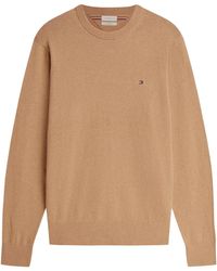 Tommy Hilfiger - Crew Neck Jumper With Cashmere - Lyst