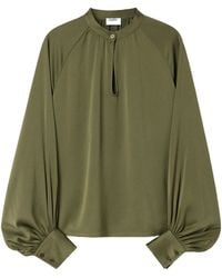Filippa K - Stand Collar Blouse - Lyst