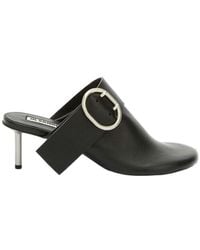 Jil Sander - Buckled Heeled Mules - Lyst