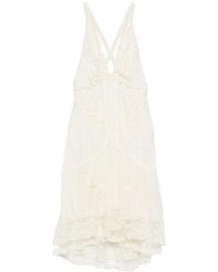 Ermanno Scervino - Lace-Detail Mini Dress - Lyst