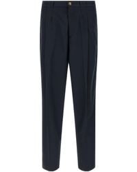 Brunello Cucinelli - Pleated Chino Pants - Lyst