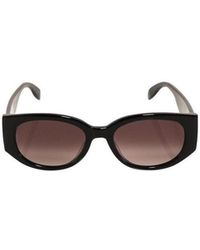 McQueen - Eyewear Oval Frame Sunglasses - Lyst