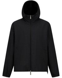 Herno - Hooded Zip-Front Jacket - Lyst