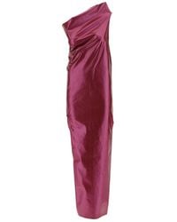 Rick Owens - Athena Asymmetric Neck Gown - Lyst