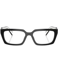 Prada - Eyewear Rectangle Frame Glasses - Lyst