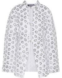 Jacquemus - Lavoir Sequinned Cotton-Blend Shirt - Lyst