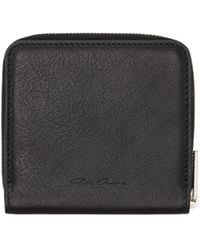 Rick Owens - Logo Embossed Zip Around Wallet - Lyst