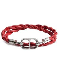 Dior - Homme Cd Icon Woven Double Bracelet - Lyst