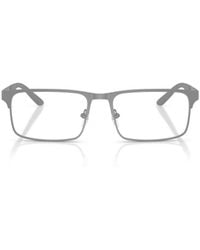 Emporio Armani - Rectangular Frame Glasses - Lyst