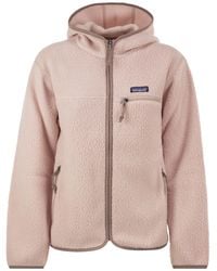 Patagonia - Teddy Fleece Hooded Jacket - Lyst