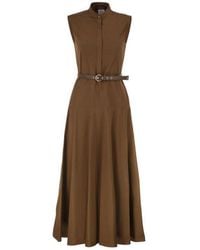 Max Mara - Studio Mstfeltre Structured Bodice Midi Dress - Lyst