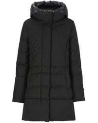 Woolrich - Hooded Down Coat - Lyst