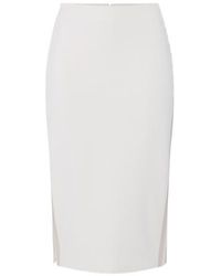 Elisabetta Franchi - Slim Fit Midi Skirt - Lyst