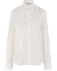 Ermanno Scervino - Ruffle-Detail Shirt - Lyst