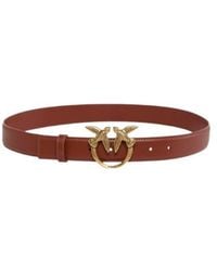 Pinko - Lovebird Metal Buckle Belt - Lyst