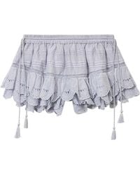 Isabel Marant - Puria Cotton Shorts - Lyst