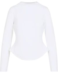 Alaïa - Alaïa Long-Sleeved T-Shirt - Lyst