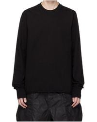 Rick Owens - Long-Sleeved Crewneck Sweatshirt - Lyst
