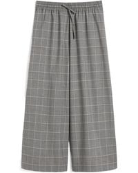 Weekend by Maxmara - Luigi Checked Drawstring Trousers - Lyst