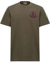 Moncler - Logo Patch Crewneck T-Shirt - Lyst