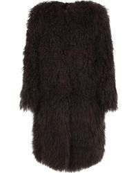 Yves Salomon - Long-Sleeves Fur Coat - Lyst