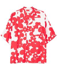 Marni - And Short Sleeved Shirt With Dilles Print - Lyst