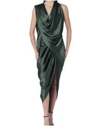 Vivienne Westwood - Draped Gathered Slit Dress - Lyst