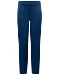 Marella - Envers Satin Chino Trousers - Lyst