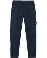 Stone Island - Regular Tapered Fit Cargo Trousers - Lyst