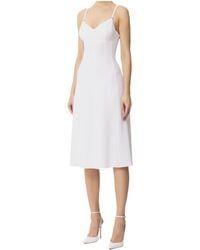 Elisabetta Franchi - Lightweight Crêpe Dress - Lyst
