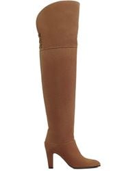 Chloé - Chloé Eve Knee-High Heeled Boots - Lyst