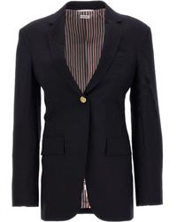 Thom Browne - 4-Bar Single Breasted Blazer - Lyst
