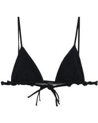 Jil Sander - Braid-Detail Triangle Cup Bikini Top - Lyst