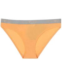 Emporio Armani - Logo Embroidered Panties - Lyst