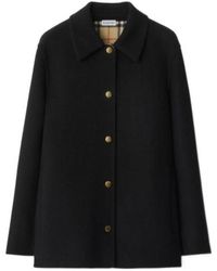 Burberry - Wool Twill Overshirt - Lyst