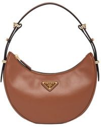 Prada - Arqué Zipped Shoulder Bag - Lyst