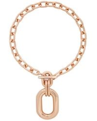 Rabanne - Rabanne Xl Link Logo Engraved Necklace - Lyst