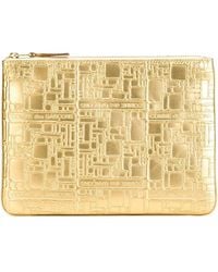 Comme des Garçons - 'Embossed Logo' Purse - Lyst