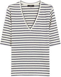 Weekend by Maxmara - Stretch Linen Jersey T-Shirt - Lyst