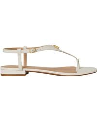 Ralph Lauren - Solid Color Flat Sandals - Lyst