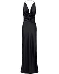 ANDAMANE - Vera Cowl-Neck Ruched-Waist Maxi Dress - Lyst