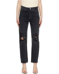 Agolde - Five Pocket Denim Trousers - Lyst