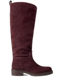 Stuart Weitzman - Celia Suede Knee Boots - Lyst