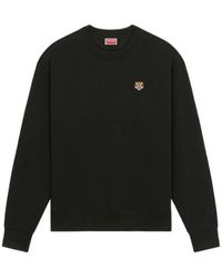 KENZO - Lucky Tiger Embroidered Crewneck Sweatshirt - Lyst
