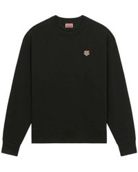 KENZO - Lucky Tiger Embroidered Crewneck Sweatshirt - Lyst